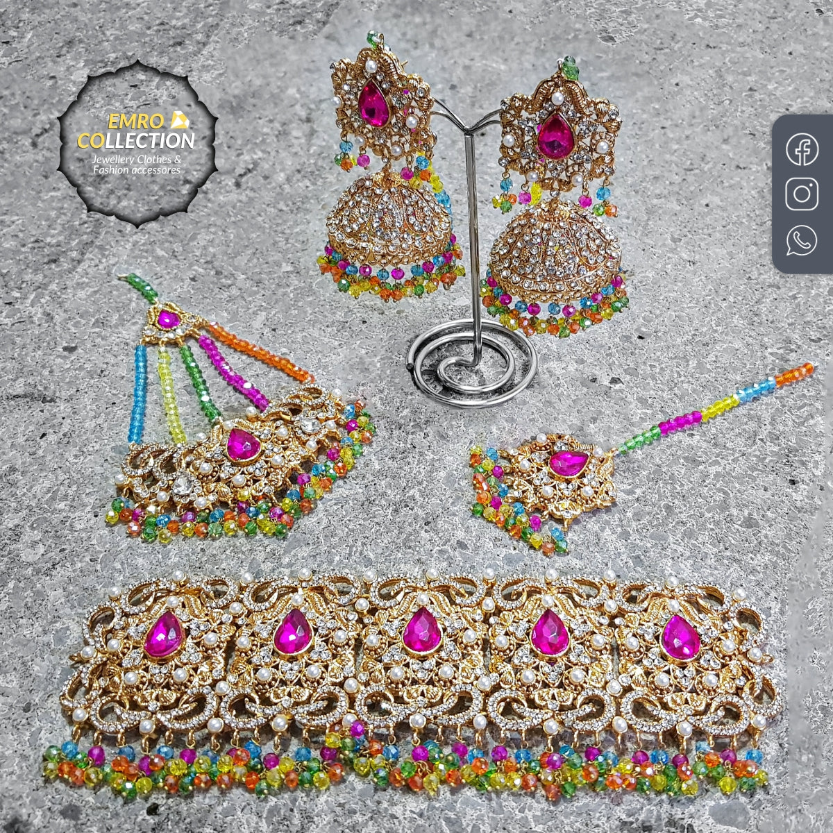 Mehndi bridal jewellery hotsell