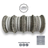 Silver and White Bridal Bangles – Indian Choora for Weddings & Parties