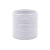 White Plain Metal Bangles – Set of 24 | Indian Jewellery