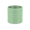 Mint Green Plain Metal Bangles – Set of 24 | Indian Jewellery