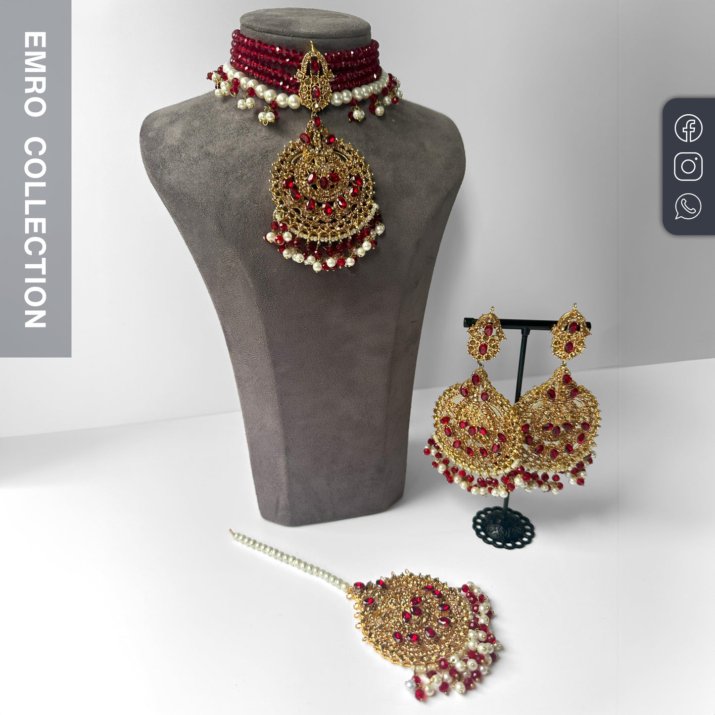 elegant and simple maroon choker – a stunning indian & pakistani jewelry piece for your next eventvent