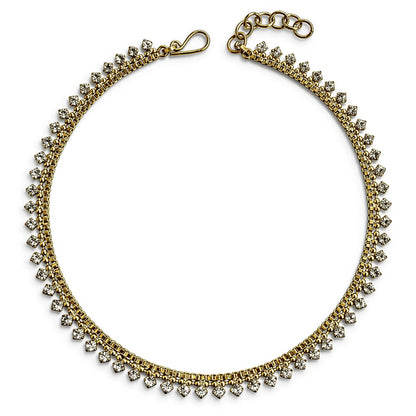 Indian Pakistani style antique golden anklet payal close up design - trending pakistani jewellery