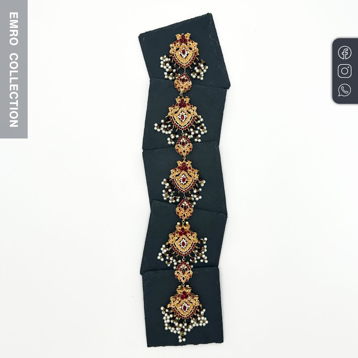 choti jewellery - hair plaits - pakistani jewellery
