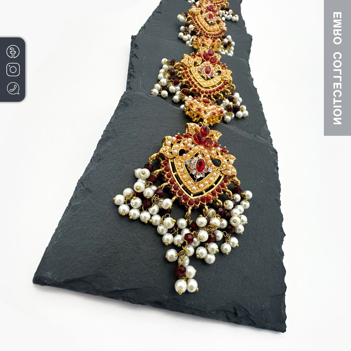 choti jewellery for hair plaits - pakistani hair accessories