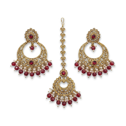 maroon earrings, gold and maroon earings, dangle earrings, Indian earrings, High quality Indian jewellery. suitable for wedding and parties