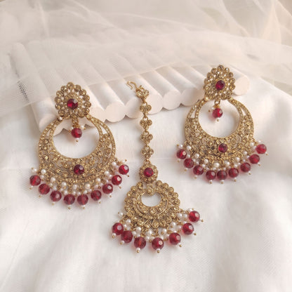 maroon earrings, gold and maroon earings, dangle earrings, Indian earrings, High quality Indian jewellery. suitable for wedding and parties