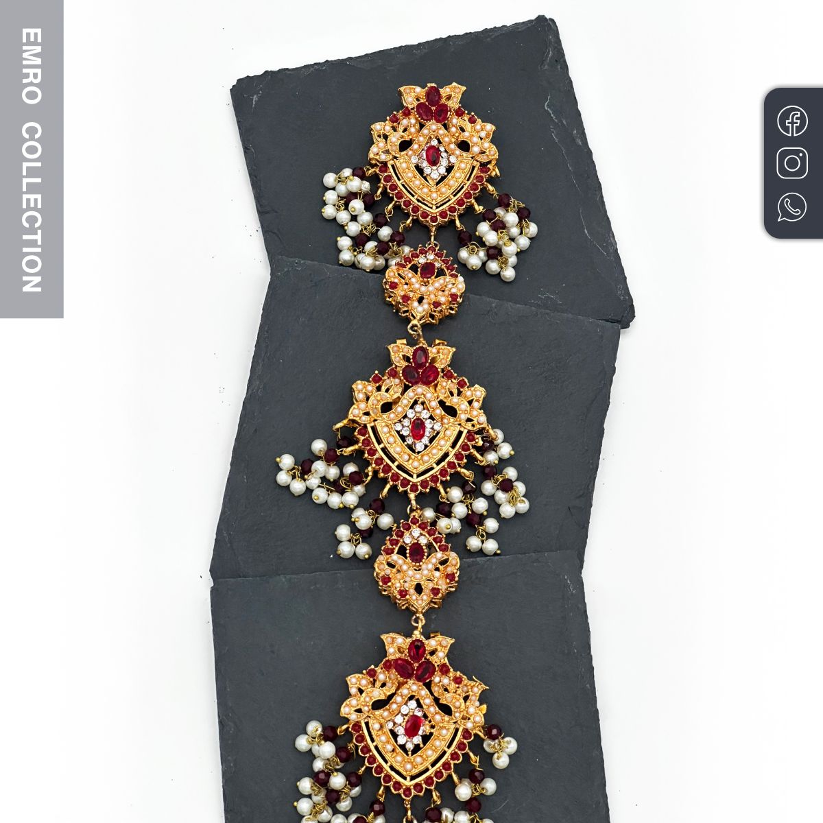 hair plaits - choti jewellery - pakistani hair accessories
