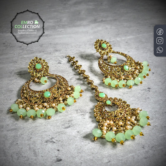 Indian jewelry, Pakistani jewelry, Indian earrings