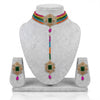 Multi Choker Set with Earrings & Maang Tikka | Pakistani Jewellery