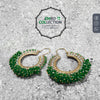 Green Chand Bali Hoop Earrings | Pakistani Jewellery
