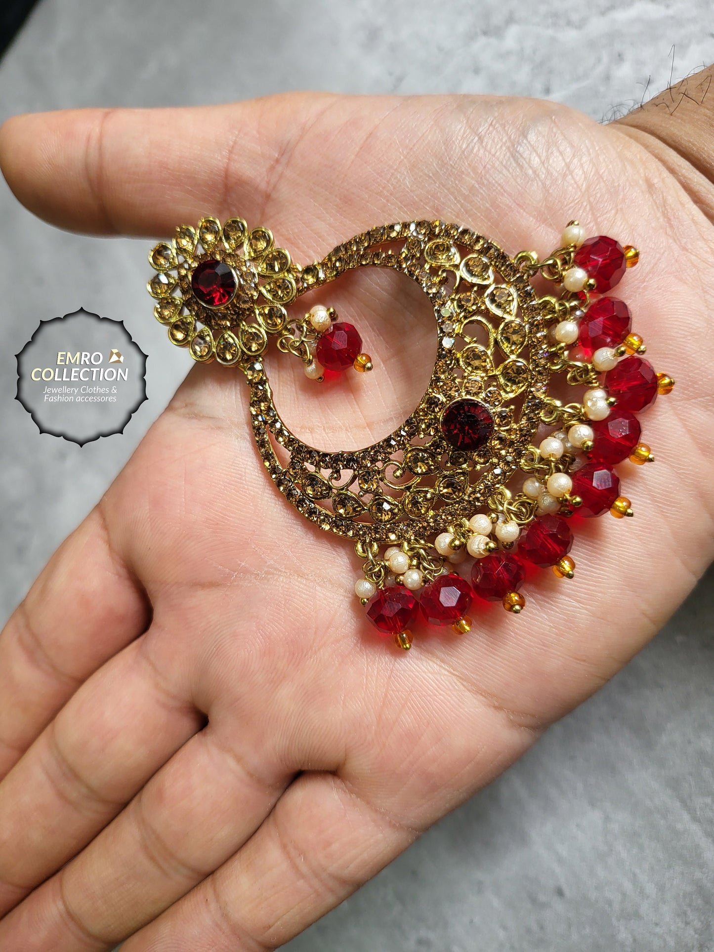 maroon earrings, gold and maroon earings, dangle earrings, indian earrings, high quality indian jewellery. suitable for wedding and parties