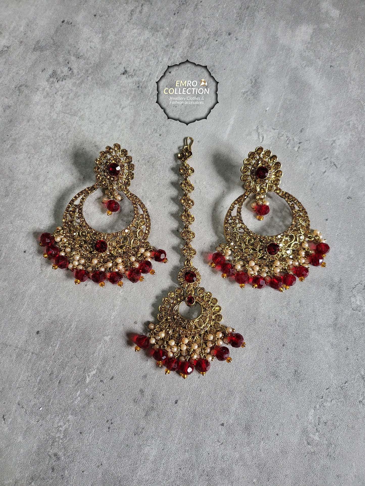 maroon earrings, gold and maroon earings, dangle earrings, indian earrings, high quality indian jewellery. suitable for wedding and parties